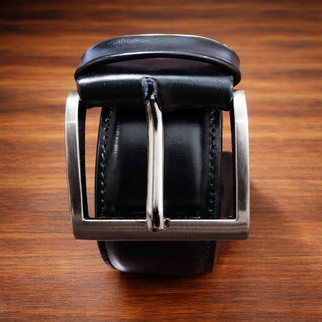 MAROQ - Prong Buckle Leather Belt – Classic Elegance