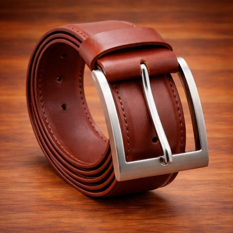 MAROQ - Prong Buckle Leather Belt – Timeless Classic